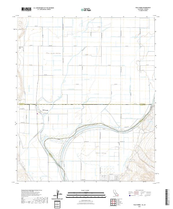 USGS Topographic Map – Palo Verde
