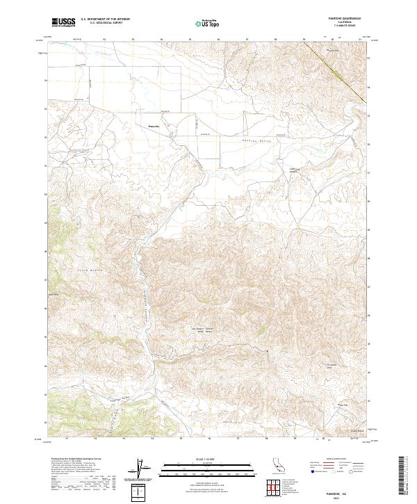 USGS Topographic Map – Panoche