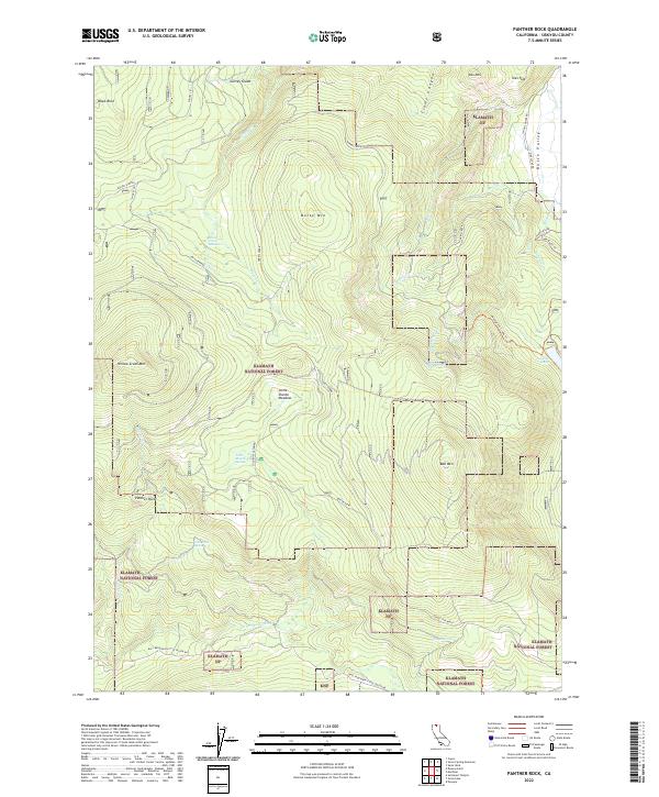 USGS Topographic Map – Panther Rock
