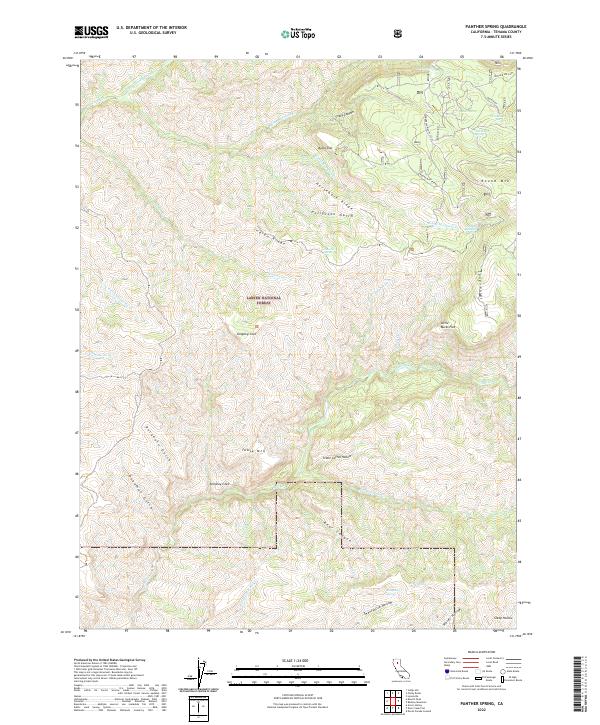USGS Topographic Map – Panther Spring