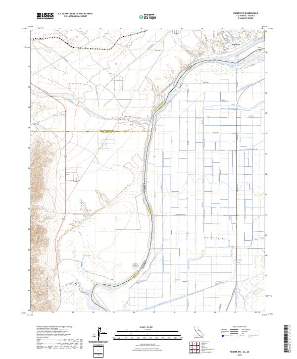 USGS Topographic Map – Parker SW