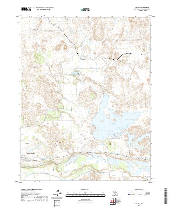 USGS Topographic Map – Paulsell