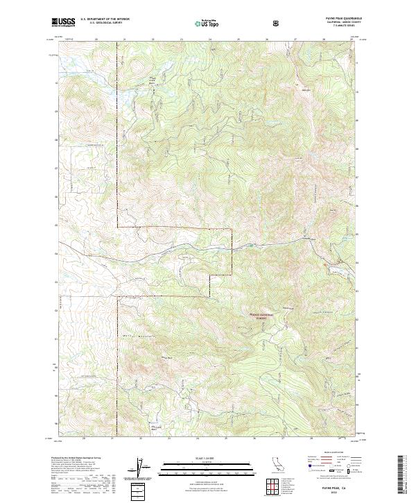 USGS Topographic Map – Payne Peak