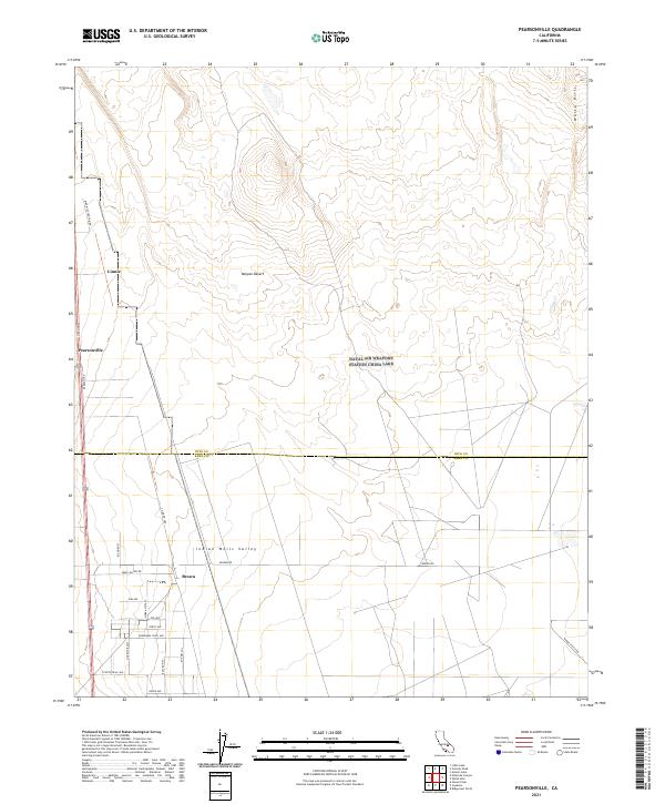 USGS Topographic Map – Pearsonville