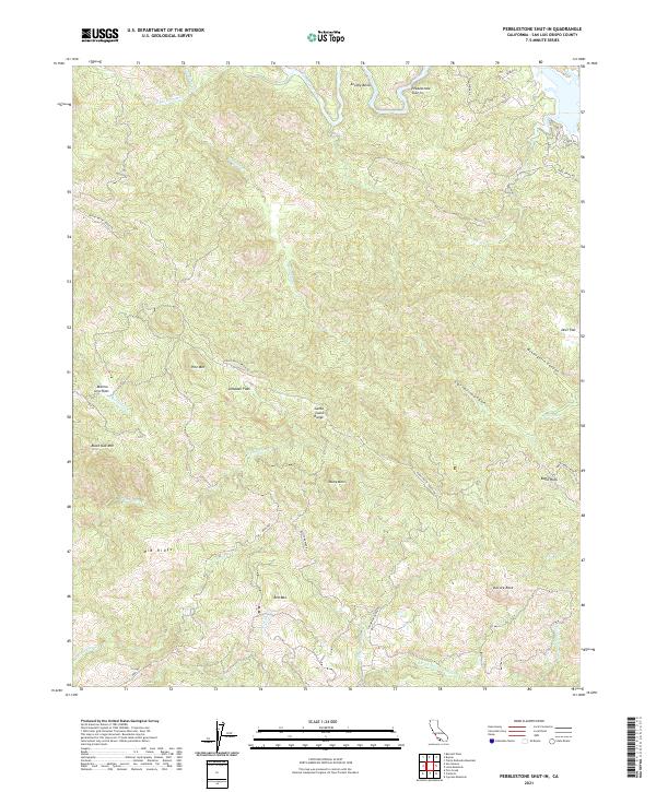 USGS Topographic Map – Pebblestone Shut-in