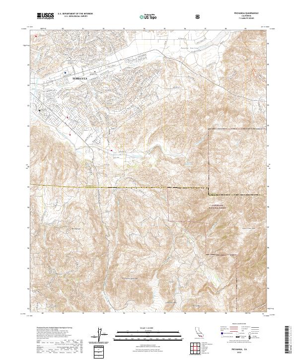 USGS Topographic Map – Pechanga