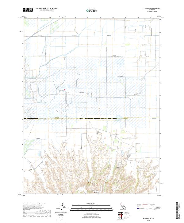 USGS Topographic Map – Pennington