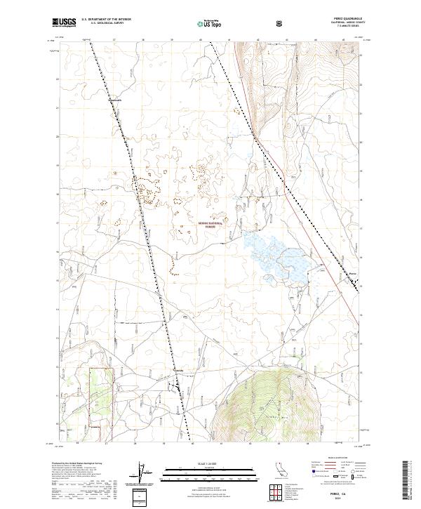 USGS Topographic Map – Perez