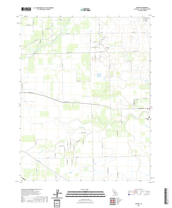 USGS Topographic Map – Peters
