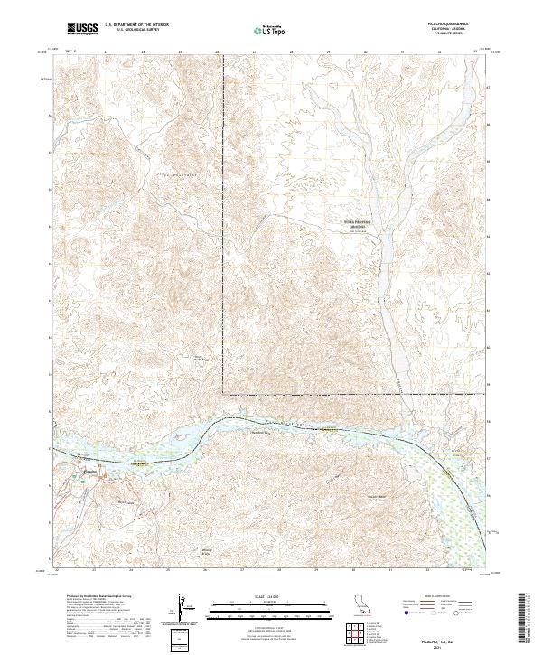 USGS Topographic Map – Picacho