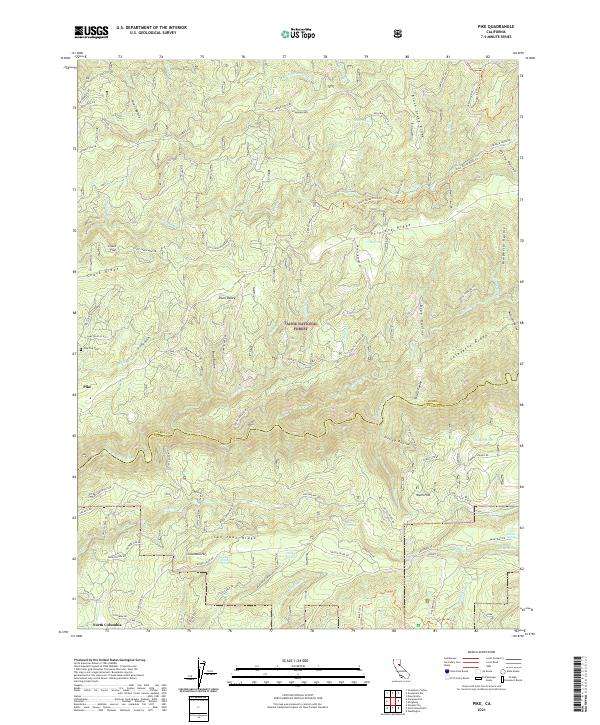 USGS Topographic Map – Pike