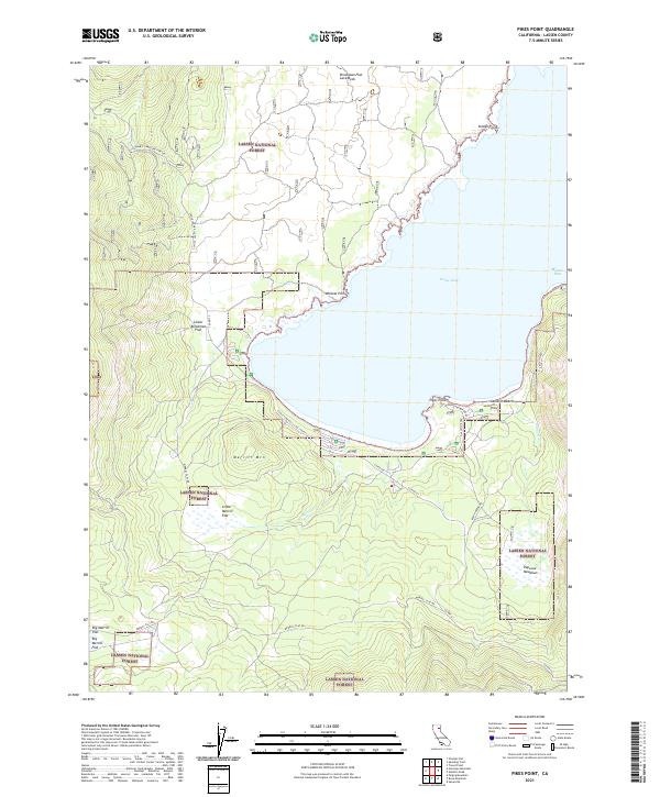 USGS Topographic Map – Pikes Point