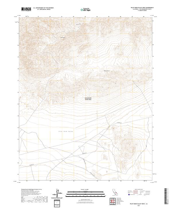 USGS Topographic Map – Pilot Knob Valley West