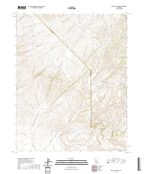USGS Topographic Map – Pinalito Canyon