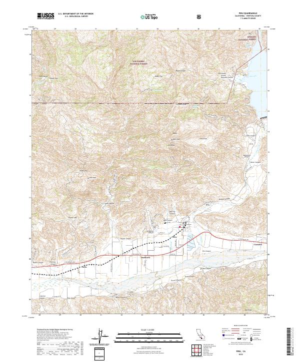USGS Topographic Map – Piru