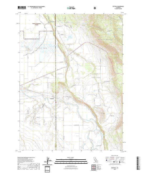 USGS Topographic Map – Pittville