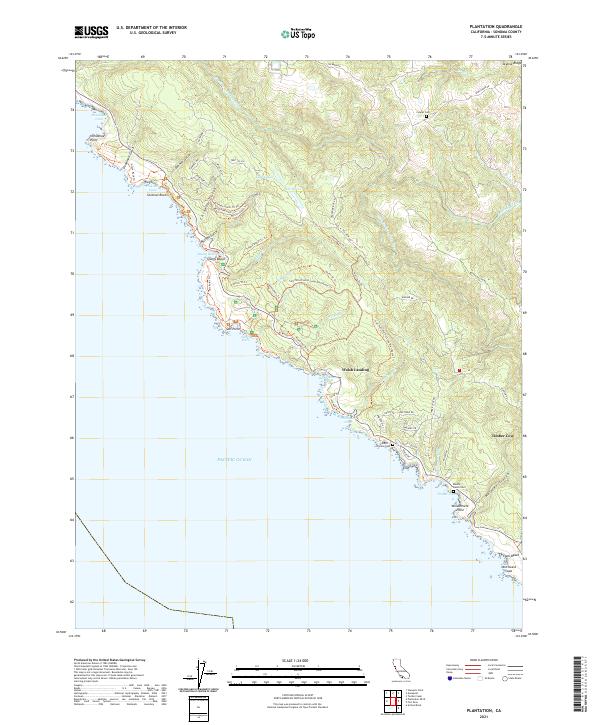 USGS Topographic Map – Plantation