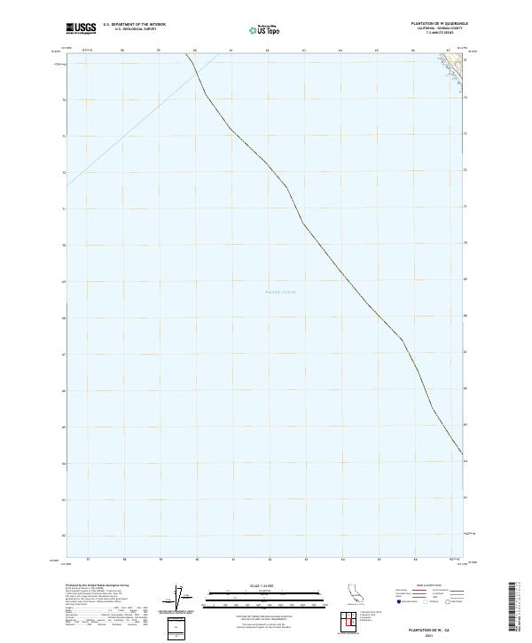 2021 Map of Plantation OE W, 2021 Print