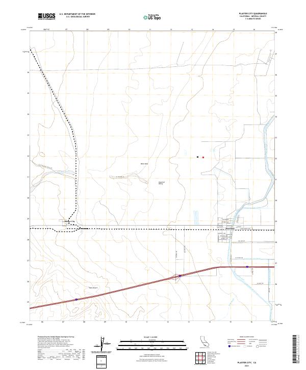 USGS Topographic Map – Plaster City