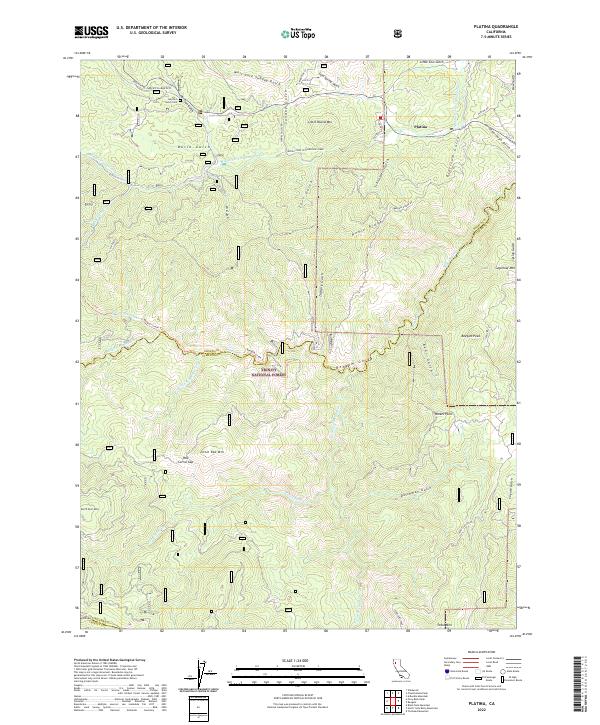 USGS Topographic Map – Platina