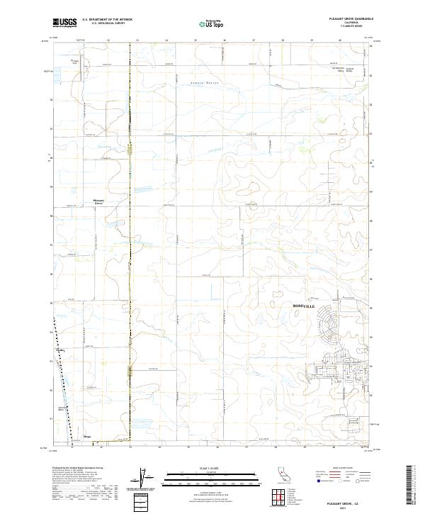 USGS Topographic Map – Pleasant Grove