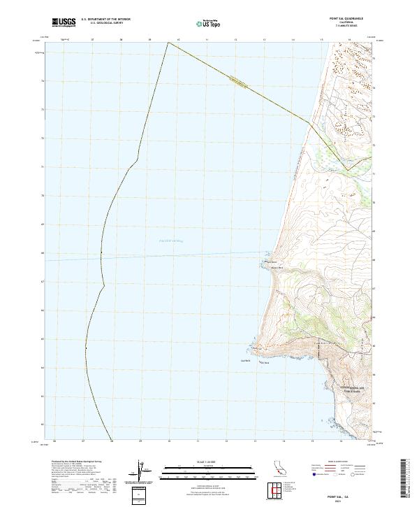 USGS Topographic Map – Point Sal