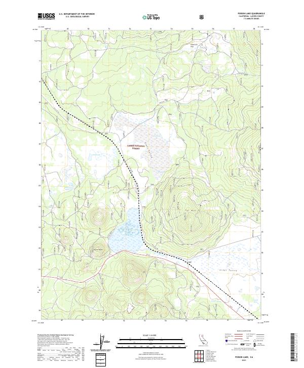 USGS Topographic Map – Poison Lake