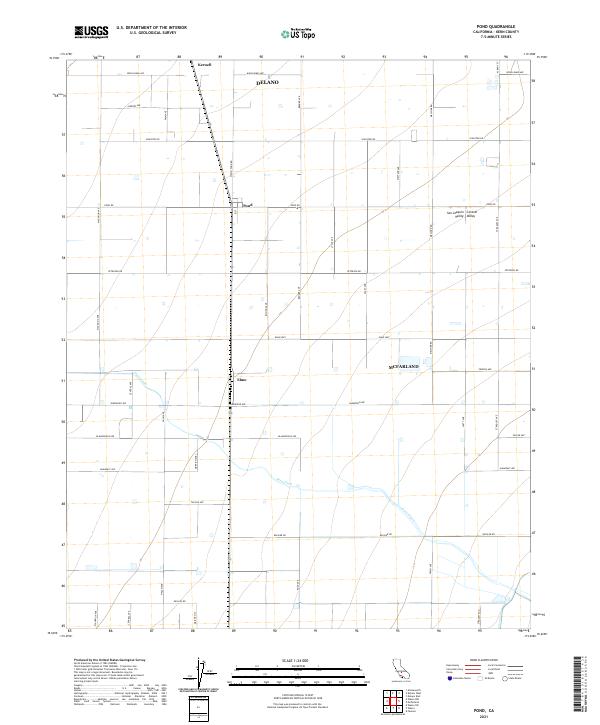 USGS Topographic Map – Pond