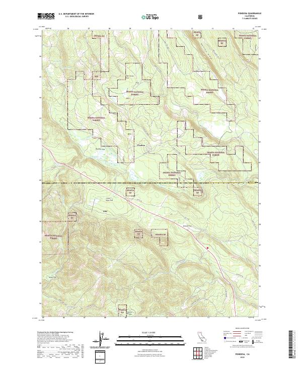 USGS Topographic Map – Pondosa