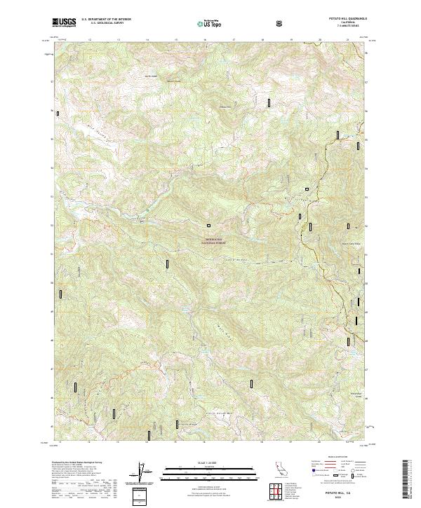 USGS Topographic Map – Potato Hill