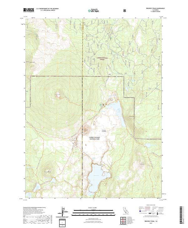 USGS Topographic Map – Prospect Peak