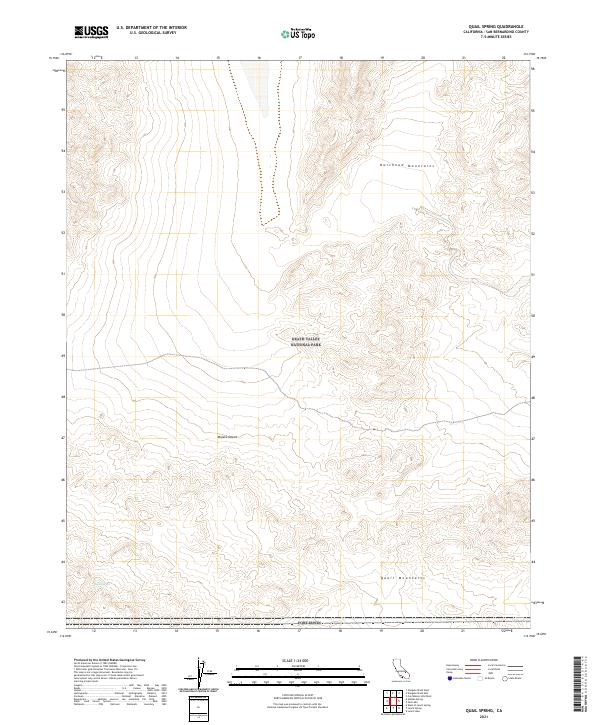 USGS Topographic Map – Quail Spring