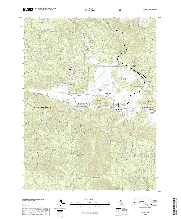 USGS Topographic Map – Quincy