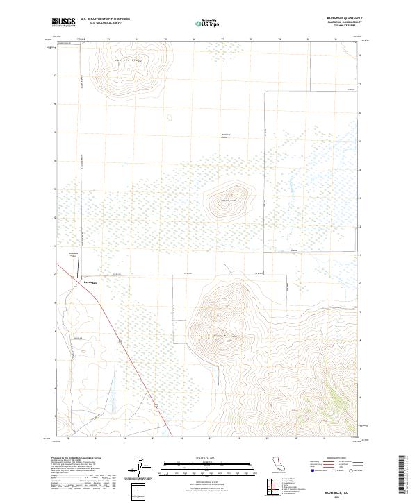 USGS Topographic Map – Ravendale