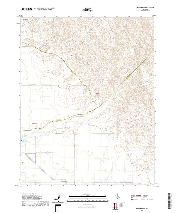 USGS Topographic Map – Raynor Creek