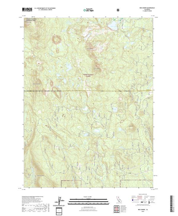 USGS Topographic Map – Red Cinder