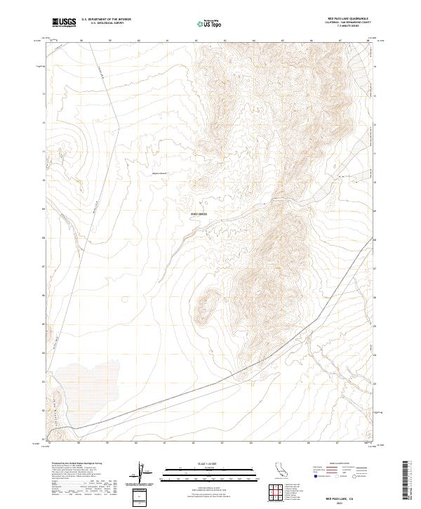 USGS Topographic Map – Red Pass Lake
