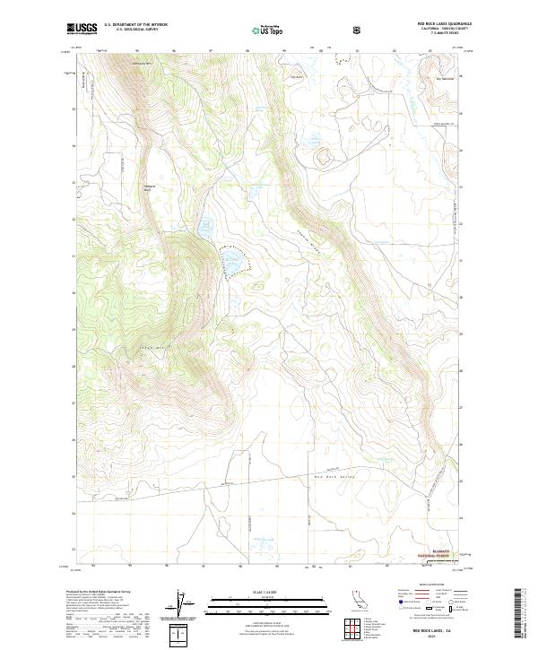 USGS Topographic Map – Red Rock Lakes