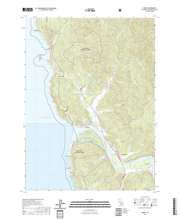 USGS Topographic Map – Requa