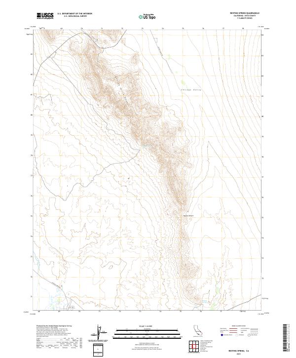 USGS Topographic Map – Resting Spring
