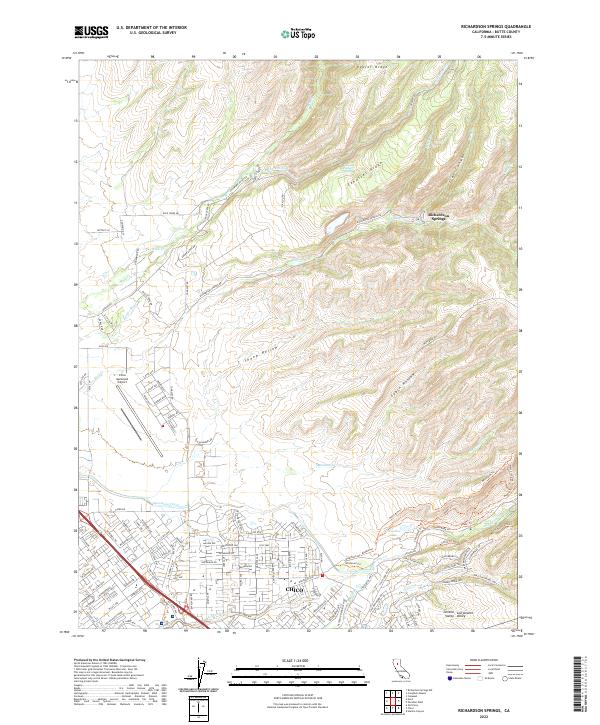 USGS Topographic Map – Richardson Springs