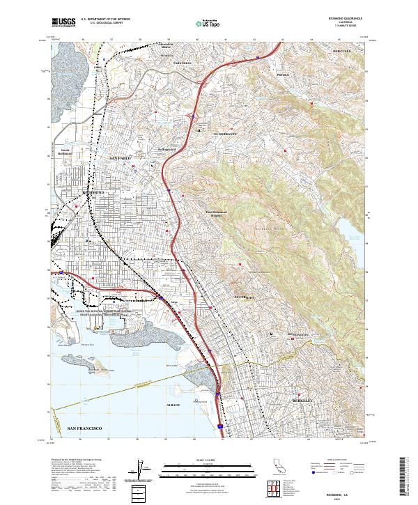 USGS Topographic Map – Richmond