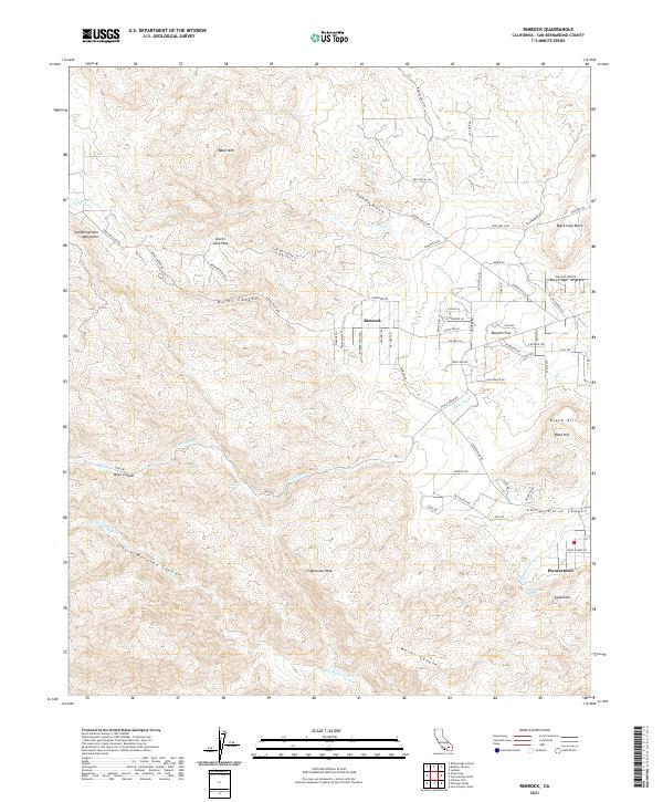 USGS Topographic Map – Rimrock