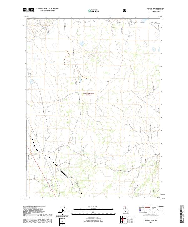 USGS Topographic Map – Rimrock Lake