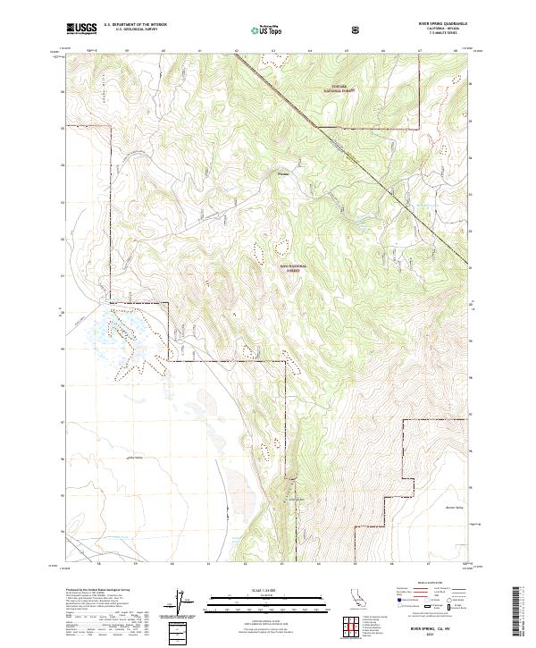 USGS Topographic Map – River Spring