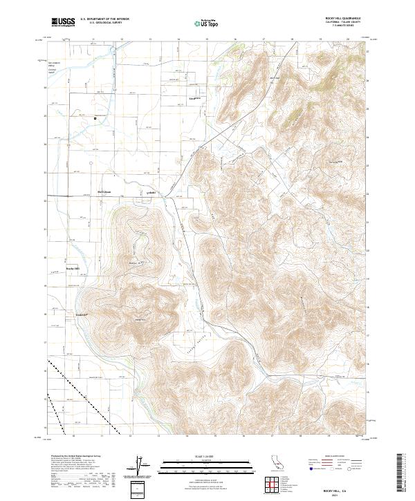 USGS Topographic Map – Rocky Hill