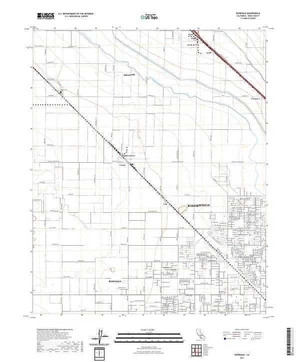 USGS Topographic Map – Rosedale