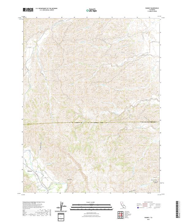 USGS Topographic Map – Rumsey