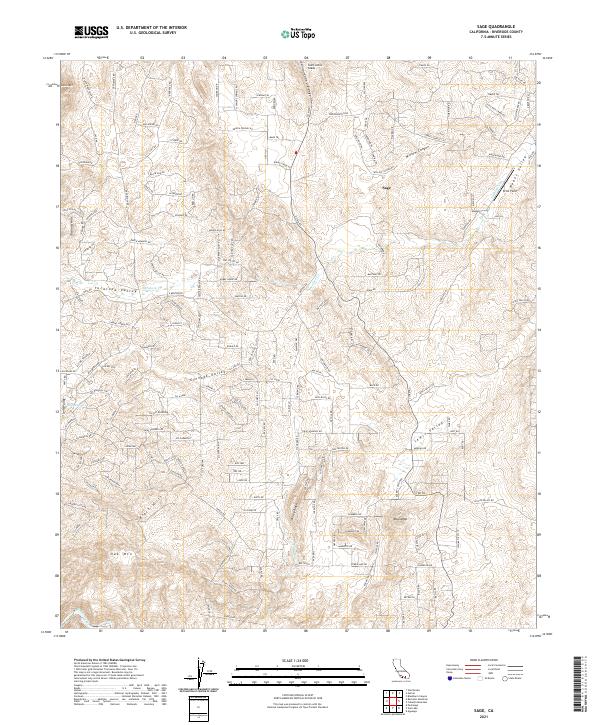 USGS Topographic Map – Sage