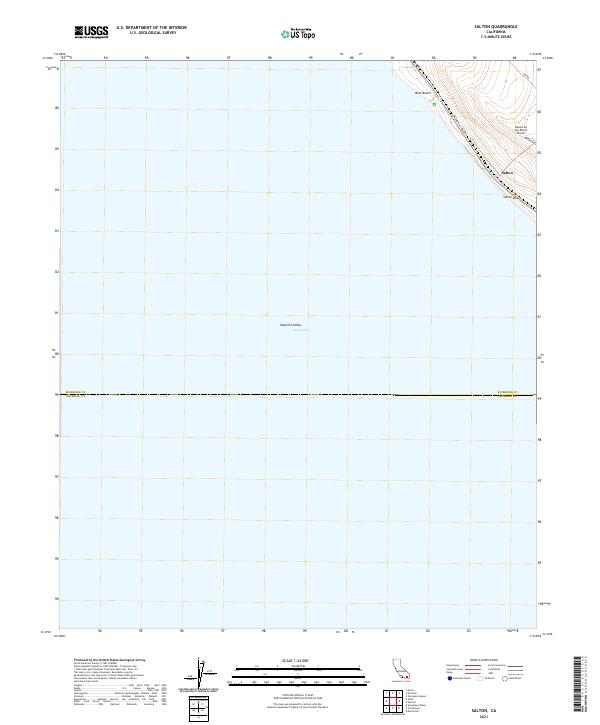 USGS Topographic Map – Salton